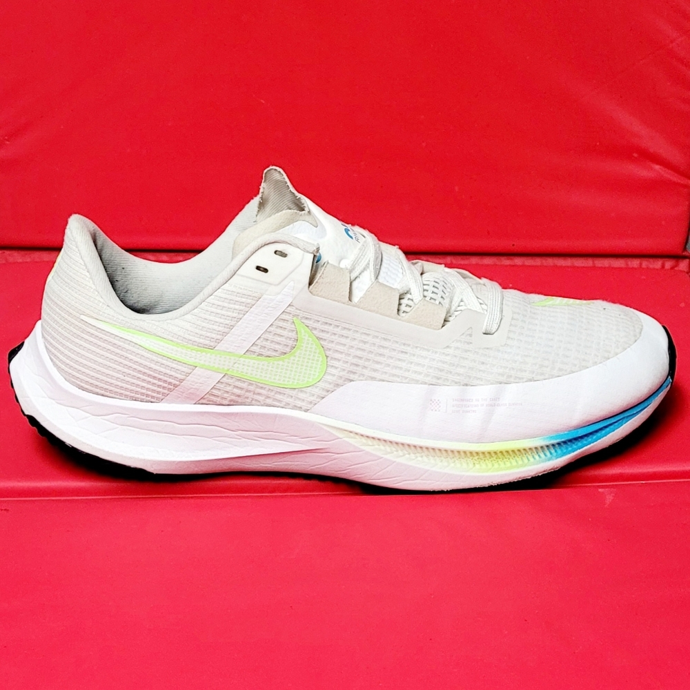 Nike Zoom Rival Fly 3 White Lime Blue Lightning Men's Running Shoes size 15